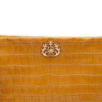 BOLSA CROSSBODY CINDY LOCKER AÇAFRÃO COURO