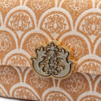 BOLSA BAGUETE SIRENA MÉDIA JACQUARD CAMEL