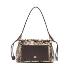 BOLSA FLAP TAPECARIA BORDADA