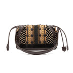 BOLSA FLAP TAPECARIA BORDADA