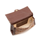 BOLSA TOP HANDLE TAPECARIA BORDADA