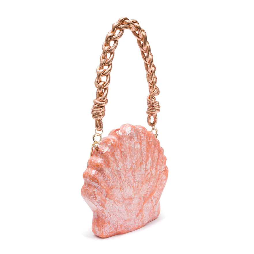 BOLSA CLUTCH MADREPÉROLA  ACQUA E CORAL