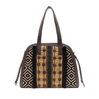 BOLSA TOTE TAPEÇARIA BORDADA PRETO