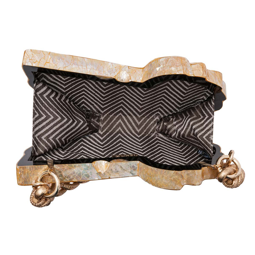 BOLSA CLUTCH MADREPÉROLA- ALANA MADREPÉROLA
