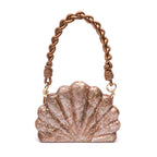 BOLSA CLUTCH MADREPÉROLA AURORA  FURTA ROSE