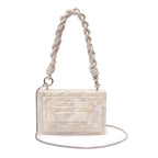 BOLSA CLUTCH MADREPÉROLA  RETANGULAR - DIONE MADRECLARA