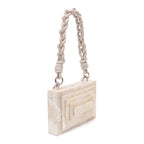 BOLSA CLUTCH MADREPÉROLA  RETANGULAR - DIONE MADRECLARA