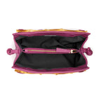 Bolsa Pouch Tressê Couro Natural Argento