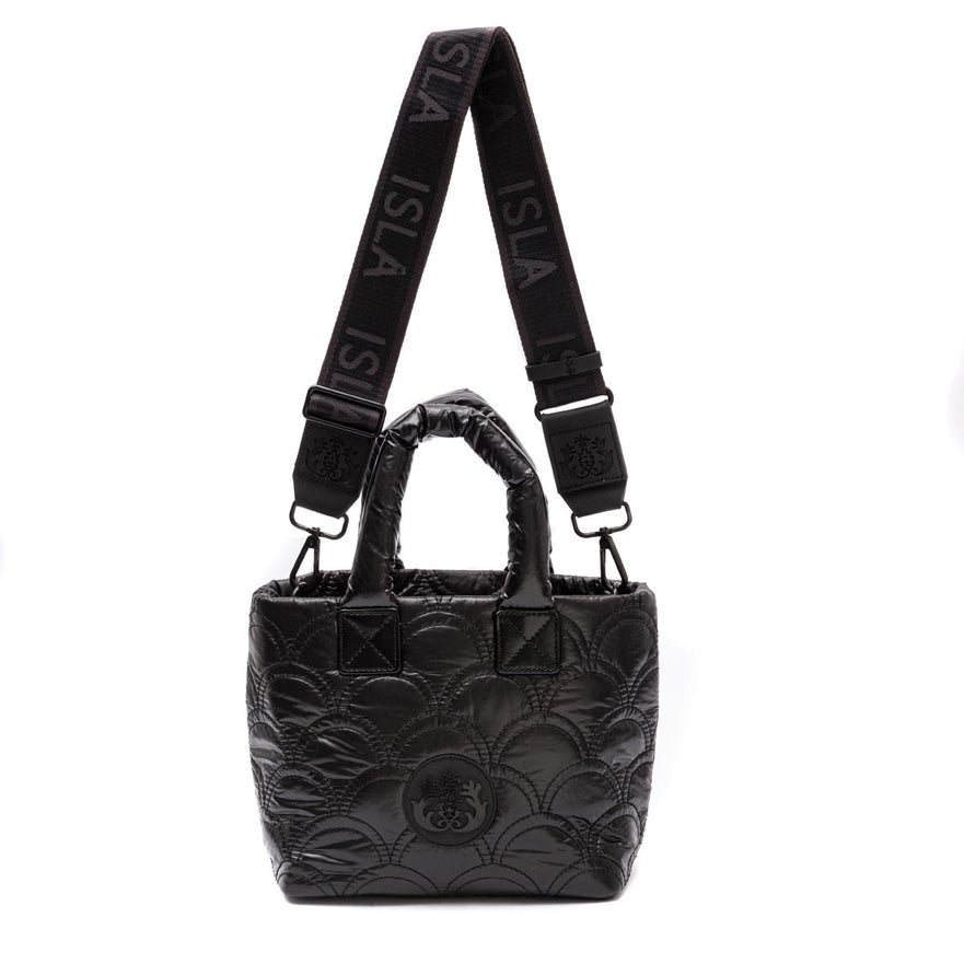MINI TOTE PUFFER NYLON PRETO