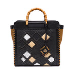 BOLSA CARRÉ RAFIA NAPOLI PRETA