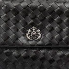 BOLSA HELEN FLAP TRESSÊ GLOSS PRETO ONIX