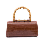 BOLSA TOP HANDLE EAST  WEST  MAXI CROCO PECAN