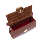 BOLSA TOP HANDLE EAST  WEST  MAXI CROCO PECAN