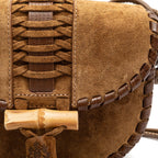 BOLSA BOX ZAIRA NEW CROCO CAMURÇA MASCAVO
