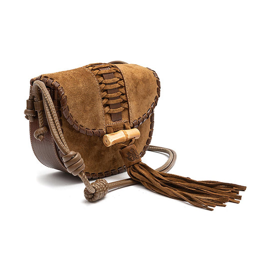 BOLSA BOX ZAIRA NEW CROCO CAMURÇA MASCAVO