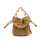 BOLSA BUCKET RAFIA SEA ELEMENTS