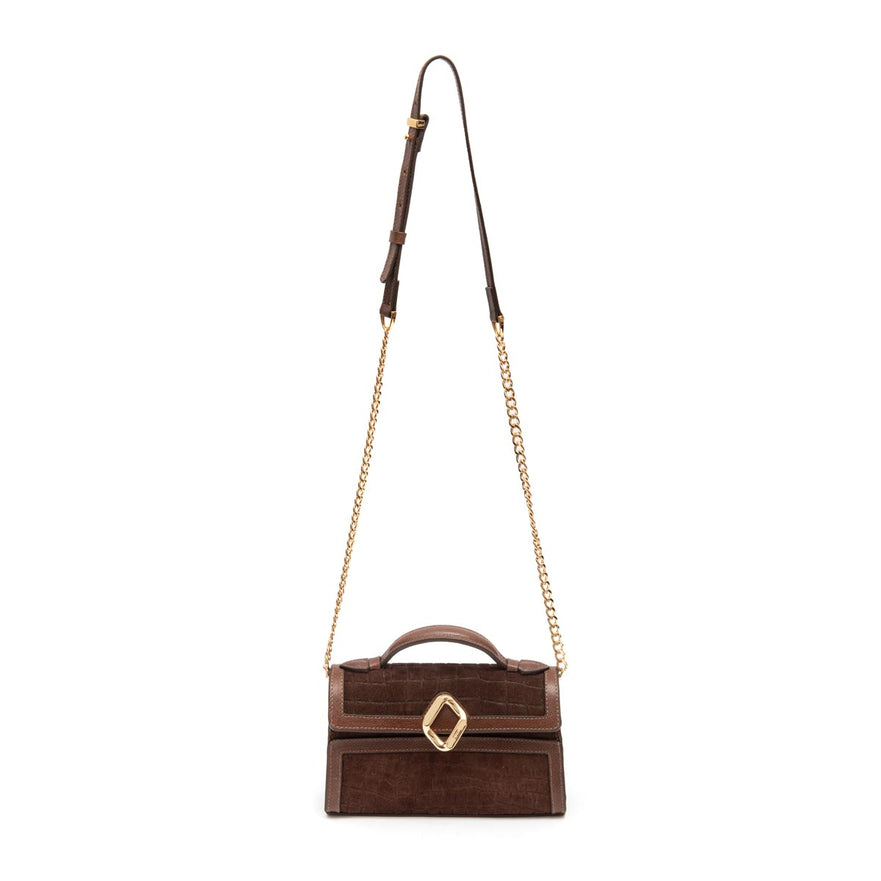 BOLSA TOPHANDLE AURORA CAFÉ BROWNIE
