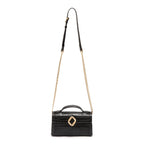 BOLSA TOPHANDLE AURORA NEW CROCO PRETO