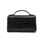 BOLSA TOPHANDLE AURORA NEW CROCO PRETO