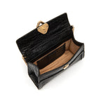 BOLSA TOPHANDLE AURORA NEW CROCO PRETO