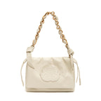 BOLSA FLAP DAYSE EM COURO BODAN CHANTILLY OURO