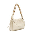 BOLSA FLAP DAYSE EM COURO BODAN CHANTILLY OURO