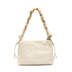 BOLSA FLAP DAYSE EM COURO BODAN CHANTILLY OURO