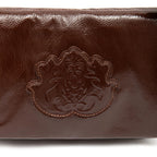 BOLSA FLAP DAYSE EM COURO GLOSS BROWNIE OURO