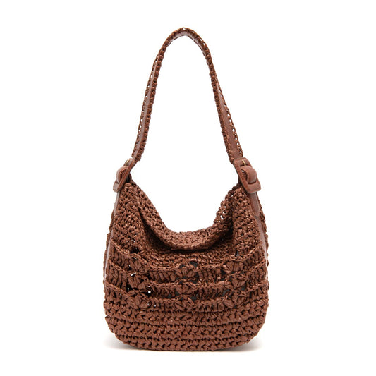 MINI OPHELIA HOBO BAG LATTE PINE NUT COCOA