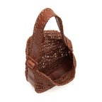 BOLSA MINI HOBO OPHELIA LATTE PINHAO CACAU