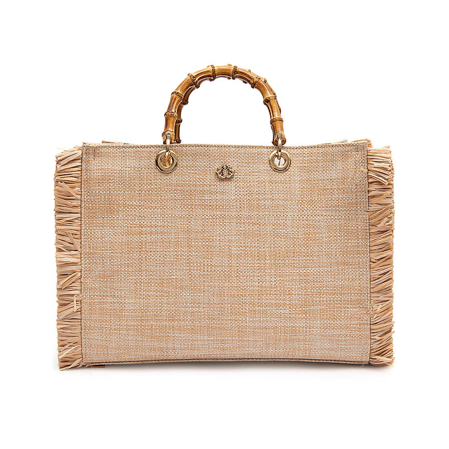 CRAB STRAW TOTE BAG