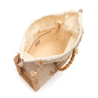 CRAB STRAW TOTE BAG