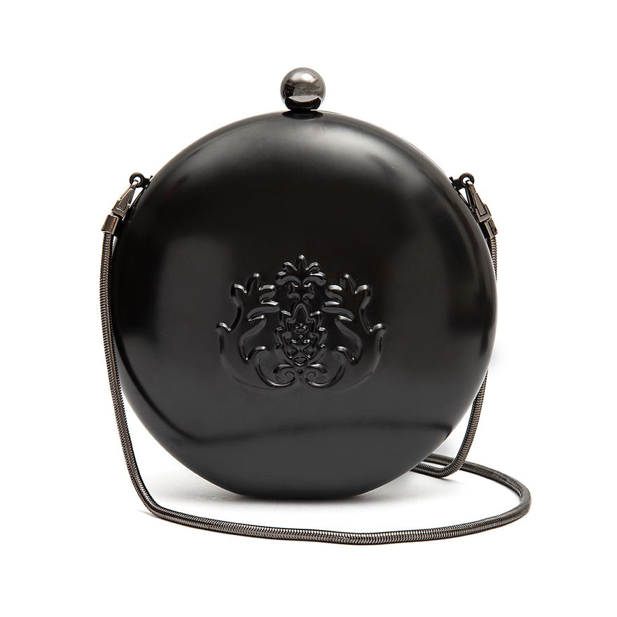BOLSA MAXI ESFERA ARCHÉ RAFIA PRETA