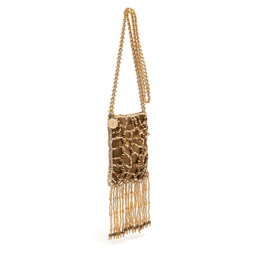 BOLSA CASE CONTAS CROSSBODY OURO