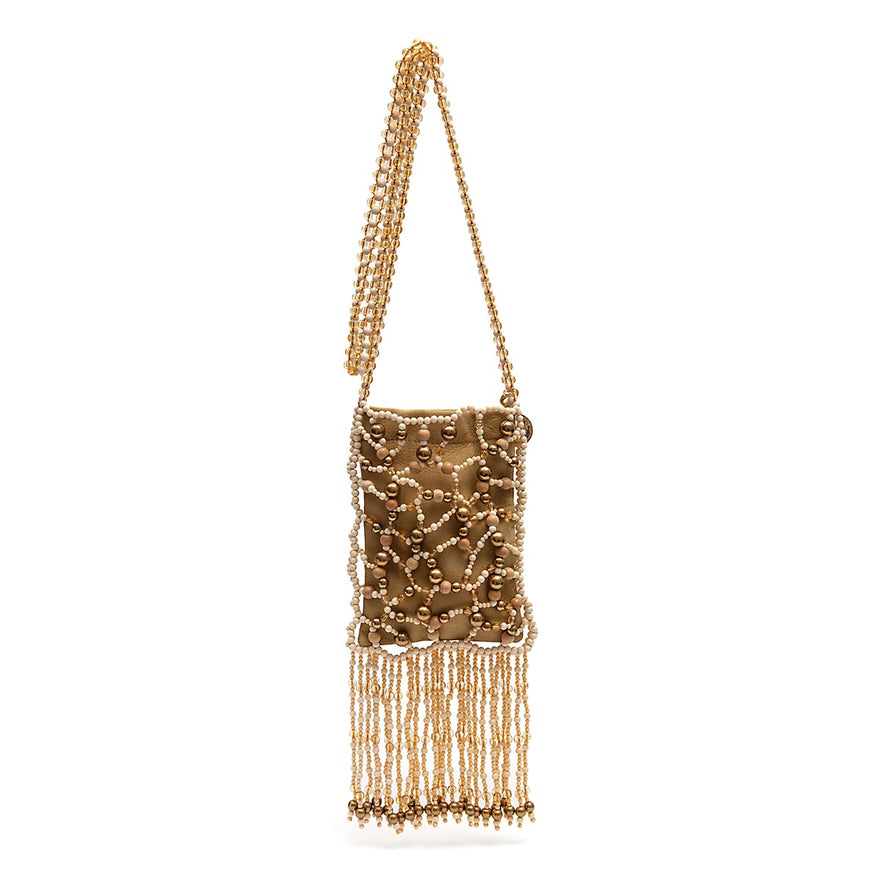 BOLSA CASE CONTAS CROSSBODY OURO