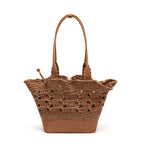 BOLSA BASKET CAMELLIA CROCHÊ ARGILA
