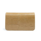 Bolsa Carteira com Corrente Transversal Forever Caiman Azeite