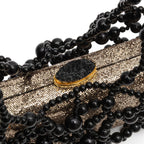 CLUTCH CASE PRETO/BRONZE