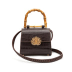 TOP HANDLE MINI MAXI CROCO ESPRESSO BAG