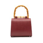 BOLSA TOP HANDLE MINI ISLA CAVIAR CHERRY
