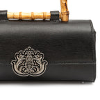 BOLSA TOP  HANDLE EAST WEST CAVIAR PRETO