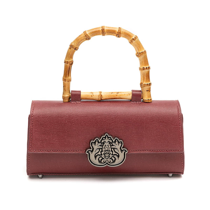 BOLSA TOP HANDLE EAST WEST LIZARD PINHAO