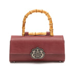 TOP HANDLE EAST WEST CAVIAR CHERRY BAG