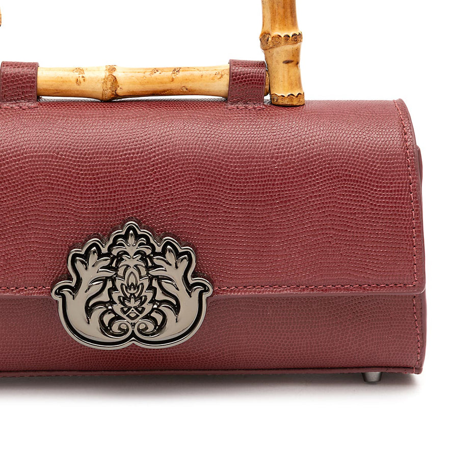 BOLSA TOP HANDLE EAST WEST LIZARD PINHAO