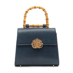 BOLSA TOP HANDLE MÉDIA CAVIAR NOITE