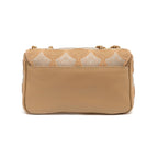 BOLSA SIRENA COCOON CRISTAL AREIA PRATA OURO