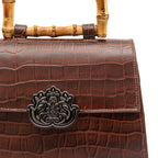 Bolsa Top Handle Mini Isla MAXI CROCO EXPRESSO