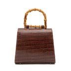 Bolsa Top Handle Mini Isla MAXI CROCO EXPRESSO