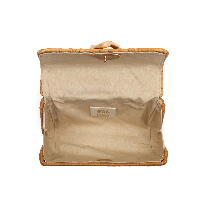 TOP HANDLE RATTAN NATURAL