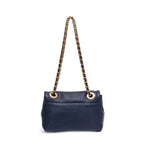 PETRA FLAP SMALL COBALT BAG